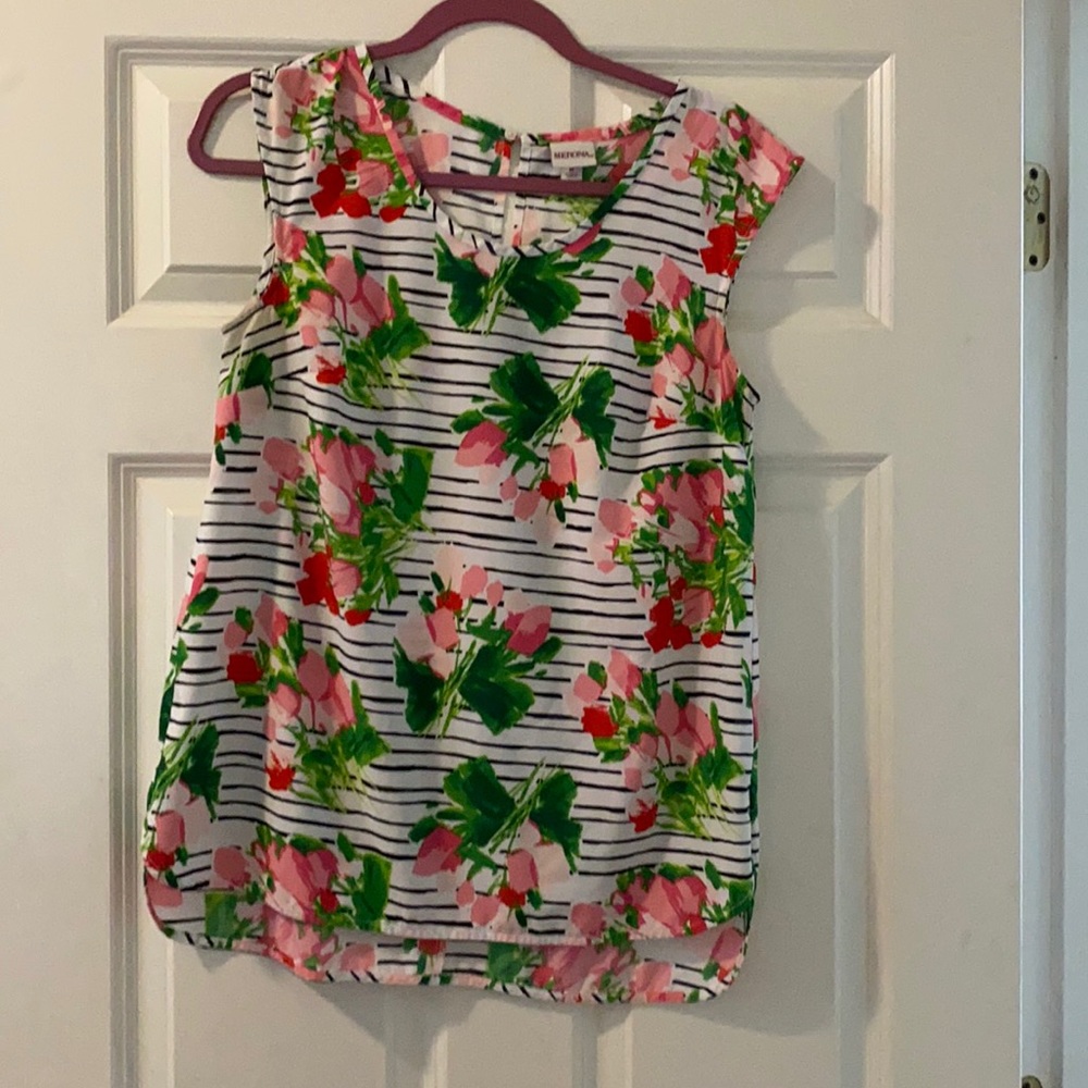 Target brand floral tank